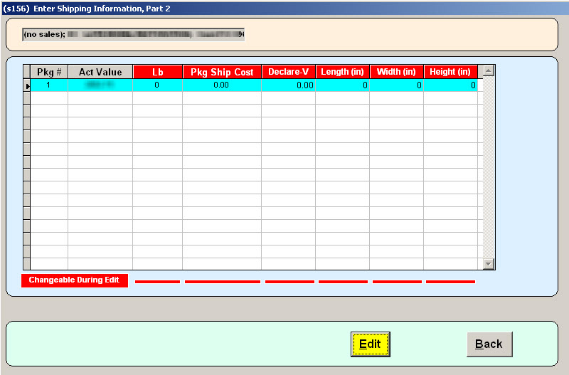 Shipping Infomation